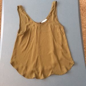 Dark green Lush flowy tank top